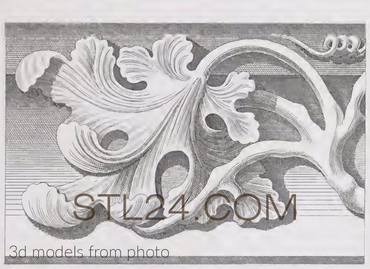 Фризы (FRIESE_0213 -  | 3D model 3DSMAX / OBJ / STL) 3D модель для ЧПУ станка